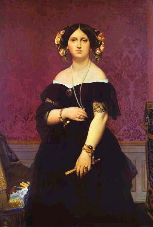  Portrait of Madame Moitessier Standing
